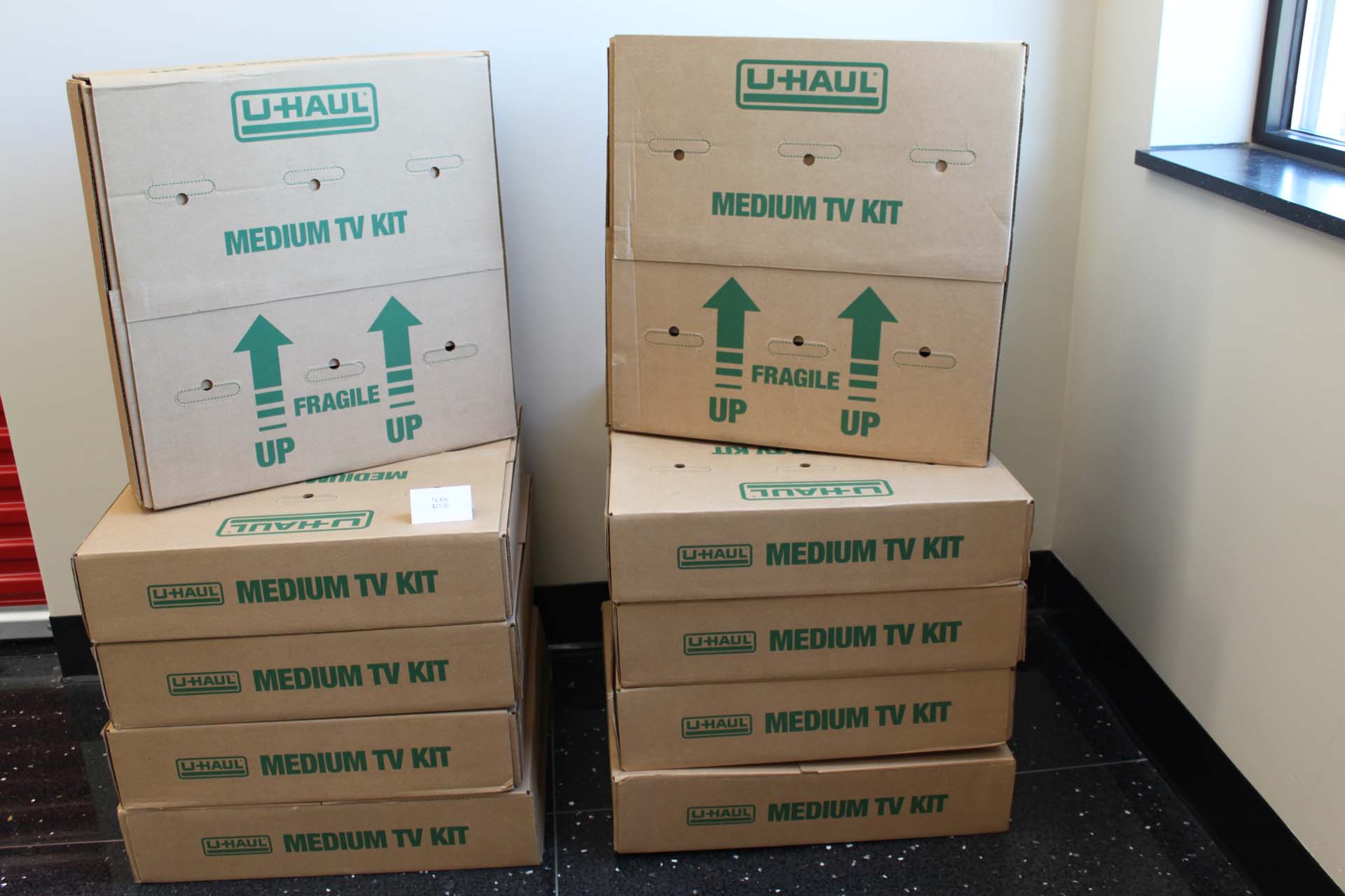 U-Haul moving boxes and packing supplies available at self storage in Axton, VA.